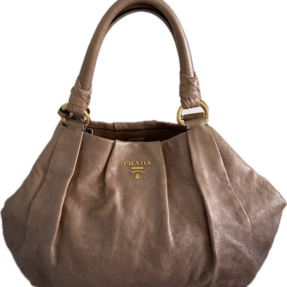 Prada Brown Ombré Shoulder Bag - Picture 2 of 16